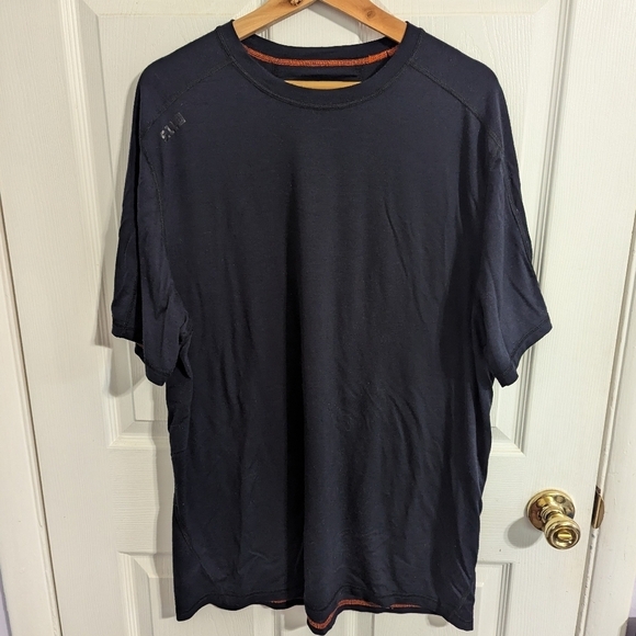 5.11 Tactical Mens Shirt Size 2XL XXL Blue Tee Short Sleeve Athletic Top - Picture 1 of 4